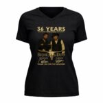36 Years 1990 2026 Brooks And Dunn Thank You For The Memories Signatures 5 Womens V Neck 3.jpg