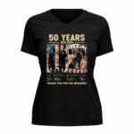 50 Years 1976 2026 U2 Signature Thank You For The Memories 5 Womens V Neck 2.jpg