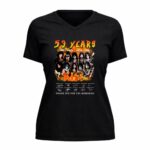 53 Years 1973 2026 Kiss Band Thank You For The Memories 5 Womens V Neck 2.jpg