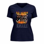 53 Years 1973 2026 Kiss Band Thank You For The Memories 9 Womens V Neck 2.jpg