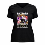 60 Years 1965 2025 Grateful Dead Signature Thank You For The Memories 5 Womens V Neck 2.jpg