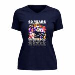 60 Years 1965 2025 Grateful Dead Signature Thank You For The Memories 9 Womens V Neck 2.jpg