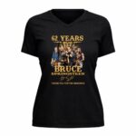 62 Years 1964 2026 Bruce Springsteen Thank You For The Memories 5 Womens V Neck 1.jpg