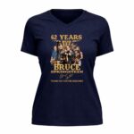 62 Years 1964 2026 Bruce Springsteen Thank You For The Memories 9 Womens V Neck 1.jpg