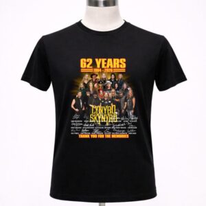 62 Years 1964 2026 Lynyrd Skynyrd thank You for the memories signatures 1 T Shirt 1.jpg