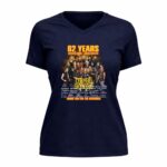 62 Years 1964 2026 Lynyrd Skynyrd thank You for the memories signatures 9 Womens V Neck 1.jpg
