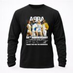 Abba 54th Anniversary 1972 2026 Thank You For Memories Signatures 4 Long Sleeves 1.jpg