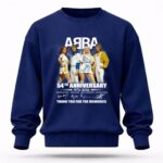 Abba 54th Anniversary 1972 2026 Thank You For Memories Signatures 8 Sweatshirt 1.jpg
