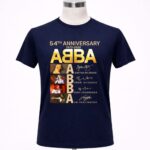 Abba 54th Anniversary Member Signature 6 T Shirt 1.jpg