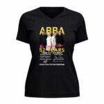 ABBA The Concert Show 52 Years 1974 2026 Thank You For The Memories 5 Womens V Neck 1.jpg