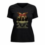 Aerosmith 55th Anniversary 1970 2025 Signatures 5 Womens V Neck 1.jpg