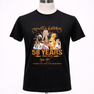 Agnetha Faltskog 58 Years 1968 2026 Thank You For The Memories Signature 1 T Shirt 1.jpg