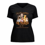 Agnetha Faltskog 58 Years 1968 2026 Thank You For The Memories Signature 5 Womens V Neck 1.jpg