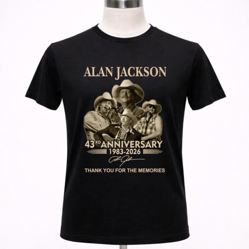 Alan Jackson 43rd Anniversary 1983 2026 Signature 1 T Shirt 1.jpg