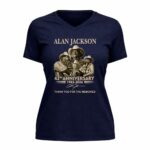 Alan Jackson 43rd Anniversary 1983 2026 Signature 9 Womens V Neck 1.jpg
