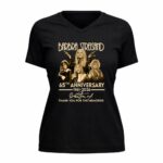 Barbra Streisand 65th Anniversary 1961 2026 Thank You For The Memories Signature 5 Womens V Neck 1.jpg
