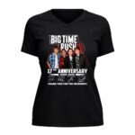 Big Time Rush 17th Anniversary 2009 2026 Thank You For The Memories 5 Womens V Neck 1.jpg