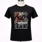 Kiss band 53rd Anniversary 1973 2026 Signature 1 T Shirt 1.jpg