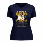 Abba 54 Years Reunite First New Album In 40 Years Thank You For The Memories 9 Womens V Neck 2.jpg