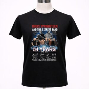 Bruce Springsteen and The E Street Band 54 years 1972 2026 Signatures 1 T Shirt 2.jpg