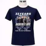 Backstreet Boys 33 Years 1993 2026 Thank You for the Memories 6 T Shirt 3.jpg