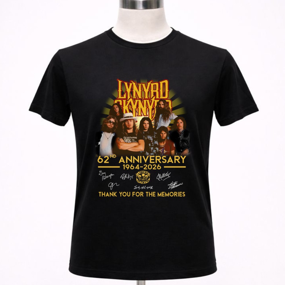 Lynyrd skynyrd 62nd anniversary 1964 2026 thank you for the memories 1 T Shirt 2.jpg