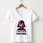 Thanksgiving Darth Vader 5 Womens V Neck 1.jpg