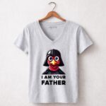 Thanksgiving Darth Vader 9 Womens V Neck.jpg