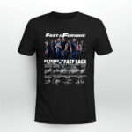 23 Years Of The Fast Saga 2001 2024 Signature Fast Furious Anniversary 3 T Shirt