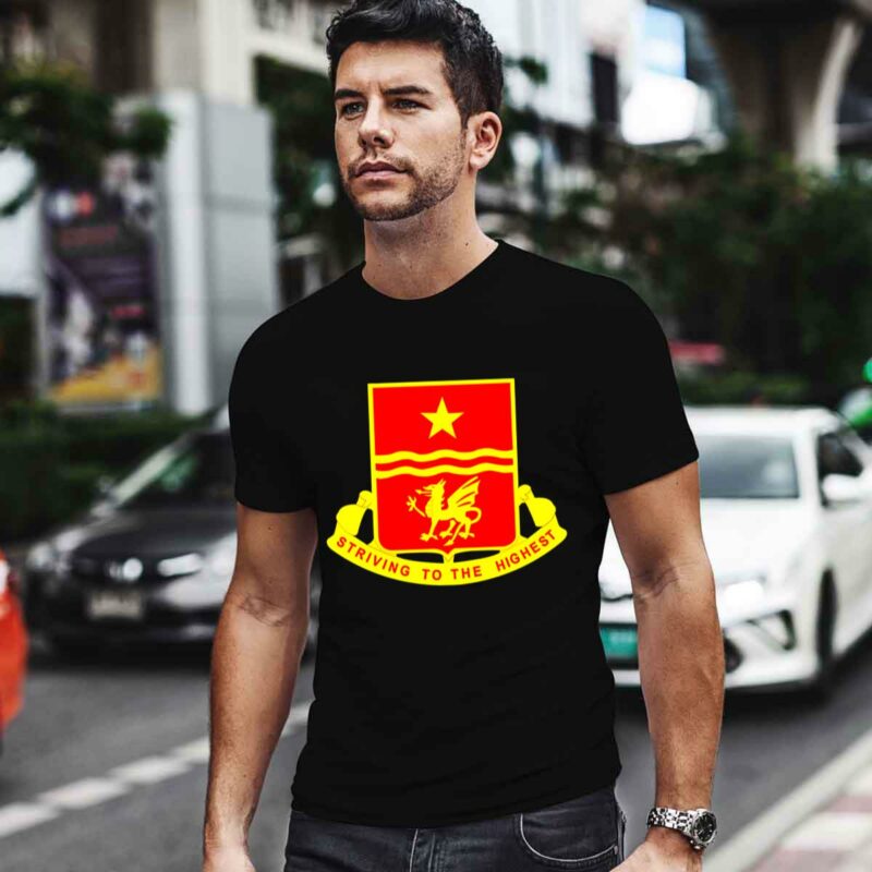 30Th Field Artillery Striving To The Highest Us Army 4 T Shirt