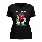 44 years 1982 2026 Janet Jackson signature thank you for the memories 5 Womens V Neck.jpg