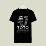 47 Years TOTO 1977 2024 Signatures 3 T Shirt