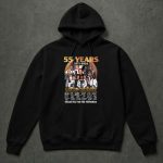 55 years 1971 2026 Earth Wind And Fire Thank You For The Memories Signatures 2 Hoodie.jpg