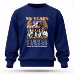 55 years 1971 2026 Earth Wind And Fire Thank You For The Memories Signatures 8 Sweatshirt.jpg