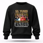 55 years 1971 2026 Earth Wind and Fire thank you for the memories 3 Sweatshirt.jpg