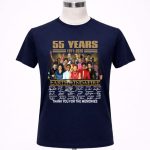55 years 1971 2026 Earth Wind and Fire thank you for the memories 6 T Shirt.jpg