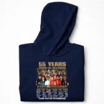 55 years 1971 2026 Earth Wind and Fire thank you for the memories 7 Hoodie.jpg