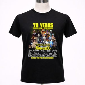 70 Years 1956 2026 Parliament Funkadelic Thank You For The Memories Signature 1 T Shirt.jpg