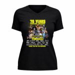 70 Years 1956 2026 Parliament Funkadelic Thank You For The Memories Signature 5 Womens V Neck.jpg
