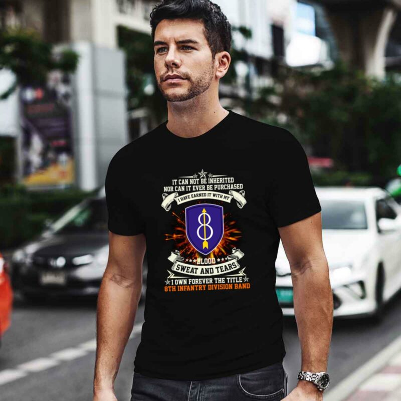 8Th Infantry Division Band 4 T Shirt