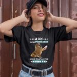 A girl and her pomeranian a bond that cant be broken 0 T Shirt 1