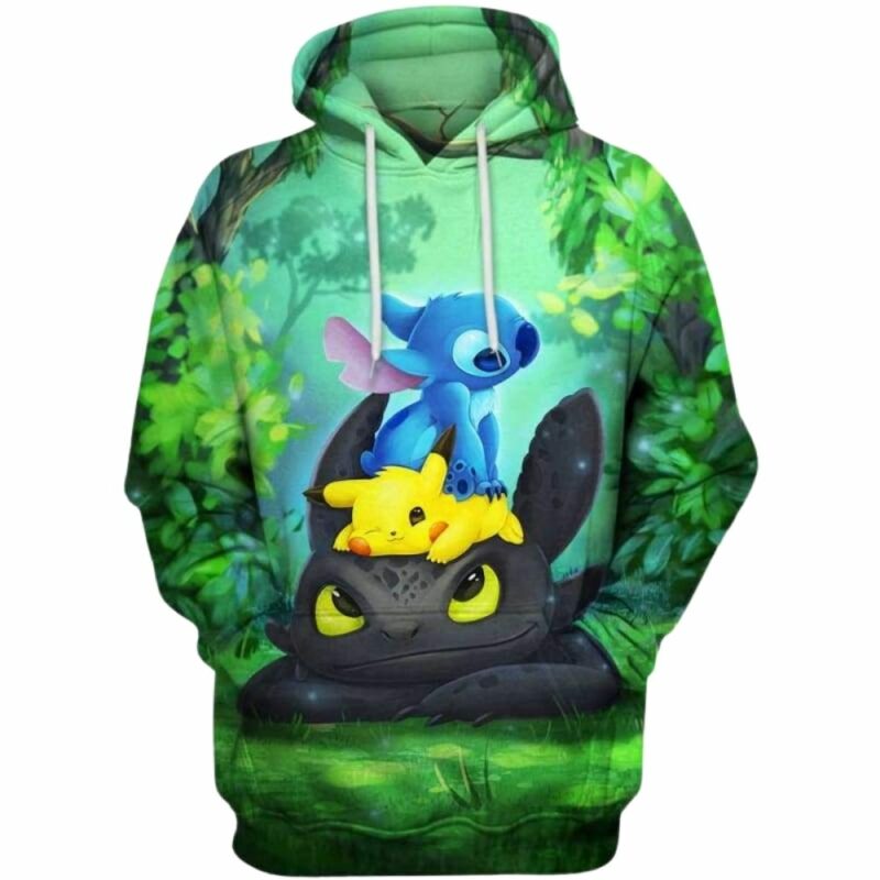 A sweet friendship stitch 3d hoodie 1