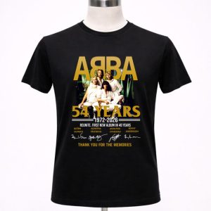 Abba 54 Years Reunite First New Album In 40 Years Thank You For The Memories Shirt