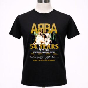 Abba 54 Years Reunite First New Album In 40 Years Thank You For The Memories Shirt