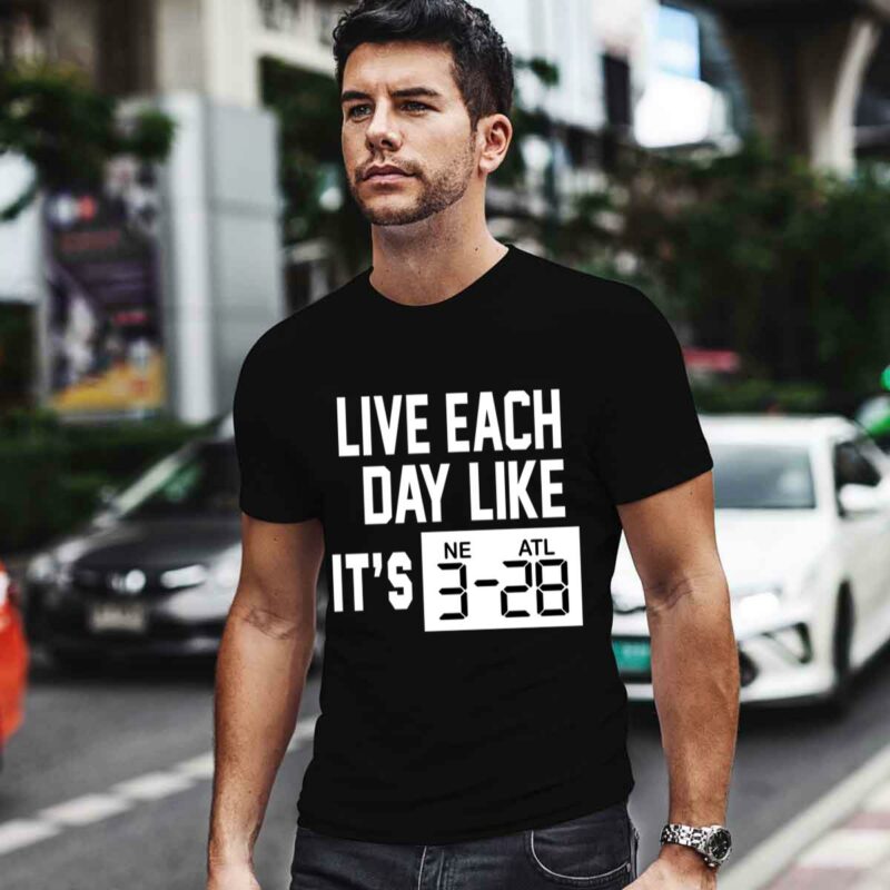 Adrian Clayborn Live Each Day Like Its 3 28 Black 0 T Shirt