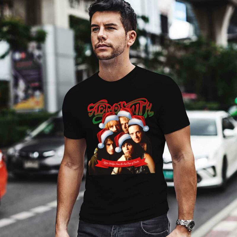 Aerosmith Merry Christmas 4 T Shirt