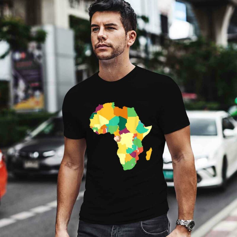 African Map American Gift Beautiful Black History Blm 0 T Shirt