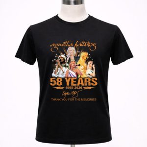 Agnetha Faltskog 58 Years 1968-2026 Thank You For The Memories Signature Shirt