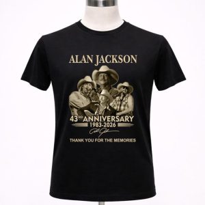 Alan Jackson 43rd Anniversary 1983-2026 Signature Shirt
