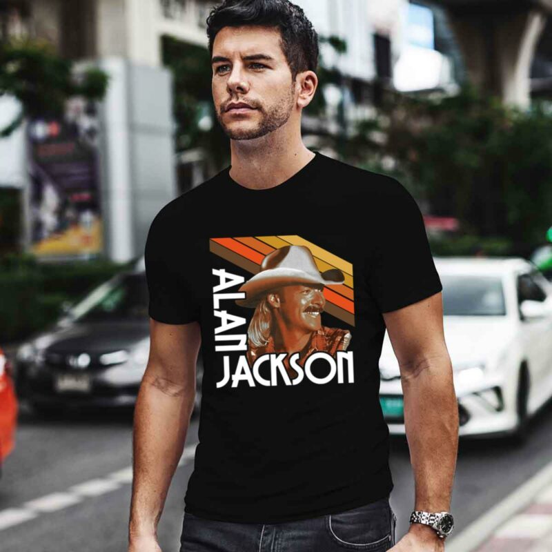 Alan Jackson Black 4 T Shirt